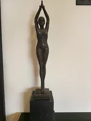 Buy Bronze Art Sculpture Dancer Signed D.H. Chiparus Art Nouveau Deco Statue Figure • 49.99£