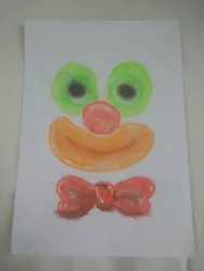 Buy Fruity Clown Pastel Art Kid Child Bedroom Funny Cute • 4£