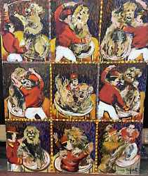 Buy Guy Buffet Original Painting  Lion Tamer” Acrylic On Canvas, Unframed • 14,174.12£