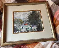Buy House In The Woods Watercolour Painting Signed & Framed  • 39.85£
