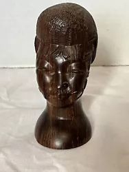 Buy Beautiful African Hand Carving Wood Woman Head Figurine. Amazing Detail Work ￼ • 23.43£