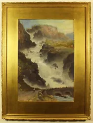 Buy NORWAY Latefossen Waterfall Hardanger Fjord Norway By Sydney E Hart • 10£