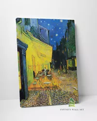 Buy VAN GOGH Café Terrace At Night Canvas Art Oil Painting Wall Art Print Decor-D104 • 13.61£