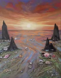 Buy Sea Treasures. Seascape/ Beach Painting By Zoe Adams. • 255£