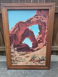 Buy KARL RITTMANN Sr. - Circa 1910 UTAH ARCHES -Southwest  Antique Oil Painting • 13,387.41£
