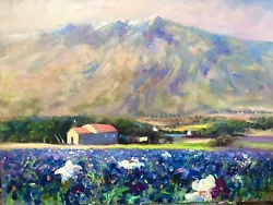 Buy Nino Pippa 16”X20  Original Painting Provence Sailing The Rhone Irises Fields • 1,894.46£