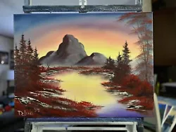 Buy Original Oil Painting 18x24 “Bright Autumn Morn” Art/Landscape (Bob Ross Style) • 62.21£