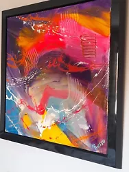 Buy RARE ORIGINAL ANTONIO RUSSO  Kanye West  Music Abstract Colourful OIL PAINTING • 40,000£