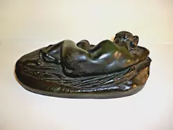 Buy Antique James Pradier (1790-1852) Bronze Sculpture Of A Reclining Nude • 175£