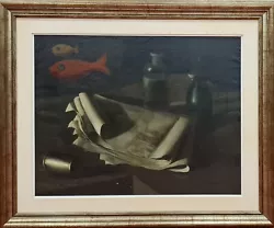 Buy Ramon Calsina BarÓ. Still Life With Fish. Oil On Canvas. Twentieth Century. • 3,149.98£