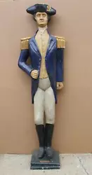 Buy M. Brodin, George Washington, Painted Wood Sculpture • 14,346£