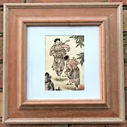 Buy Vintage Original Ink & Watercolour Drawing Painting Signed By Artist 31cm • 11.90£