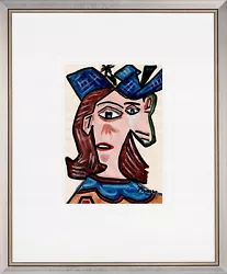 Buy 4x PABLO PICASSO - Old Handmade Watercolor !!! Best Price !!! • 78.75£