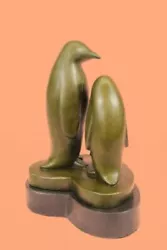 Buy Vtg Mid Century Modernist Deco Bronze Brass Abstract Penguin Bird Sculpture Gift • 157.25£