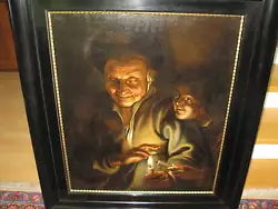 Buy RUBENS/SCHALCKEN Circa 1700 Night Scene With An Old Man Holding A Candle • 14,988.38£