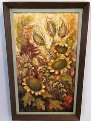 Buy  Impressionism Textured Oil Painting Sunflowers/Floral Signed By Peggy Isaacson • 812.69£