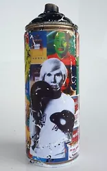 Buy SPACO Signed Andy WARHOL Bomb AERO Graffiti Pop STREET ART Painted USA French • 89.19£