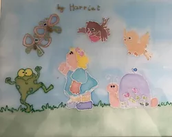 Buy Original Childrens Painting By Harriet Fully Framed  • 4£