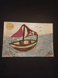 Buy Lost At Sea Original Watercolour & Ink Aceo • 1.49£