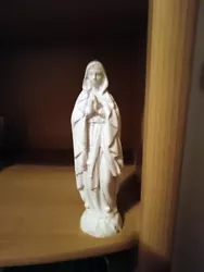 Buy White Virgin Mary Figurine - Handcrafted Spiritual Statue | Christian Decor  • 9£