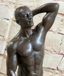 Buy EROTIC RESTING NAKED MALE Nude Gay GIFT BRONZE FIGURINE STATUE - NEW DECOR Gift • 137.98£