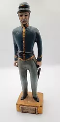 Buy Hand Carved Wood Union Soldier Offical Caballeria 1861 20  Made In Spain  • 165.37£