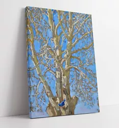 Buy Askeli Gallen-kallela, Crack Willow & Blue Bird -canvas Wall Art Picture Print • 64.99£