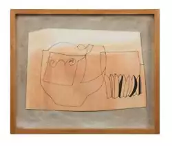 Buy Ben Nicholson OM Original Mixed Media Painting Curious Forms 1978 • 28,000£