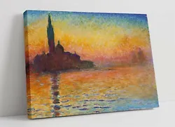 Buy Claude Monet, San Giorgio Maggiore At Dusk -canvas Wall Art Print Pic Painting • 17.99£