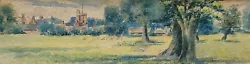 Buy Alfred Augustus Glendening Original Antique Watercolour Painting Overton Church • 85£