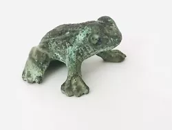 Buy Small Cast Bronze Frog Toad Sculpture Figurine With Patina Decorative Art 1.5  • 27.25£