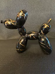 Buy Black Balloon Dog Resin Sculpture • 33.14£