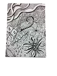 Buy ACEO Original Miniature Pencil Drawing Of “Zentangle Inspired” • 1.75£
