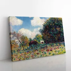 Buy The Road In The Woods By Alfred Sisley Canvas Wall Art Print Framed Picture • 24.95£