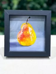 Buy Pears Oil Painting- Realism Original Deep FRAMED Sale Fruit Kitchen Art Decor • 50£