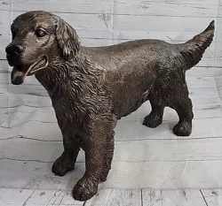 Buy Huge Bronze Labrador Golden Retriever Hunting Dog Statue Sculpture Art Decor L • 552.35£