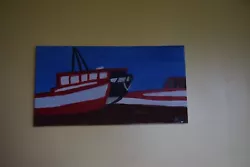 Buy Fishing Boat Painting • 15£