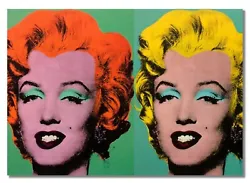 Buy Andy Warhol Inspired By Marilyn Monroe Poster Painting Actress Pop Art Reprint • 5.59£
