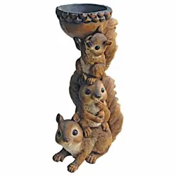 Buy Katlot Three's A Crowd, Stacked Squirrel Statue • 67.17£