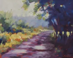 Buy John Silver Original Acrylic Painting Rural Landscape Impressionist Art • 79£