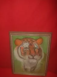 Buy Pastel Tiger Painting By Evelyn Solomon. • 82.69£