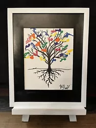 Buy #122 “LGBTQ+ Tree” Art TRANSformation RAINBOW PRIDE Gay Framed Painting Art • 37.20£