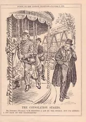 Buy 1926  Cartoon Print   Consolation Stakes    Winston Churchill - Coal Industry • 13.99£
