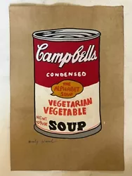 Buy Andy Warhol Painting On Paper (handmade) Signed And Stamped Mixed Media • 67.19£