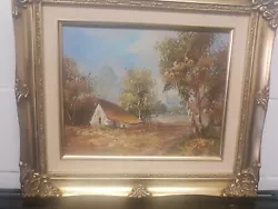 Buy Signed Framed Oil Painting By Knauf Artist Mid Century • 40£