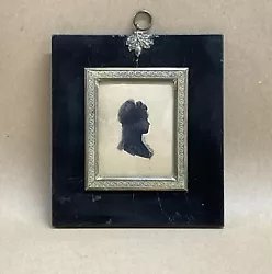 Buy Antique 19th Century  Georgian Framed Silhouette Portrait Of A Lady • 95£