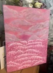 Buy Pink Waves. Acrylic Painting. New • 0.99£