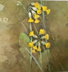 Buy Cowslips  Print Of A  Painting  By G. Beningfield • 1.99£