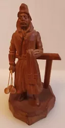 Buy Vintage Hand Carved Solid Wood Gaucho Spanish Cowboy Figurine 6.5  Tall FOLK ART • 14.88£