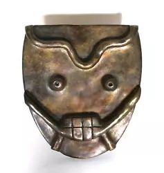 Buy Soveida, Face With Teeth, Bronze Sculpture With Patina, Signature And Date Inscr • 961.56£
